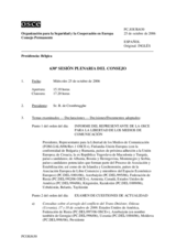 Journal of the 630th Plenary Meeting of the Permanent Council (es)