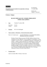 Journal of the 632nd Special Plenary Meeting of the Permanent Council (fr)