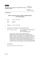 Journal of the 632nd Special Plenary Meeting of the Permanent Council (it)