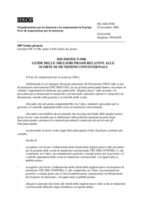 Forum for Security Co-operation Decision No.9/06 (it)