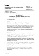 Permanent Council Decision No.774