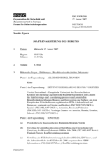 Journal of the 503th Plenary Meeting of the Forum for Security Co-operation (de)