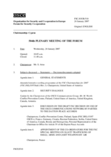 Journal of the 504th Plenary Meeting of the Forum for Security Co-operation