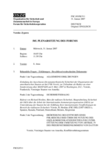 Journal of the 505th Plenary Meeting of the Forum for Security Co-operation (de)