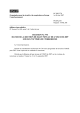 Permanent Council Decision No.778 (fr)