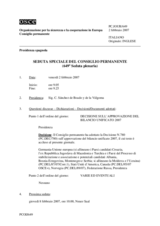 Journal of the 649th Special Plenary Meeting of the Permanent Council (it)