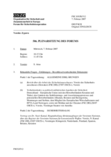 Journal of the 506th Plenary Meeting of the Forum for Security Co-operation (de)