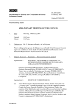 Journal of the 650th Plenary Meeting of the Permanent Council