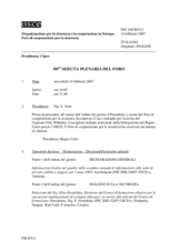 Journal of the 507th Plenary Meeting of the Forum for Security Co-operation (it)