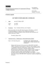 Journal of the 652st Plenary Meeting of the Permanent Council (it)