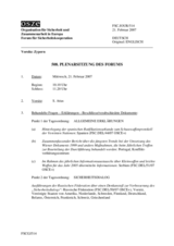 Journal of the 508th Plenary Meeting of the Forum for Security Co-operation (de)