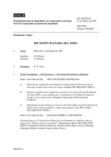 Journal of the 508th Plenary Meeting of the Forum for Security Co-operation (es)