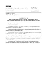 Permanent Council Decision No.787