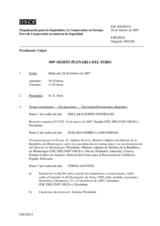 Journal of the 509th Plenary Meeting of the Forum for Security Co-operation (es)