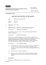 Journal of the 509th Plenary Meeting of the Forum for Security Co-operation