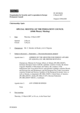 Journal of the 656th Special Meeting of the Permanent Council