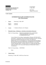 Journal of the 656th Special Meeting of the Permanent Council (de)