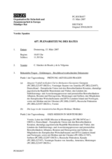 Journal of the 657th Plenary Meeting of the Permanent Council (de)