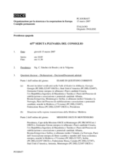 Journal of the 657th Plenary Meeting of the Permanent Council (it)