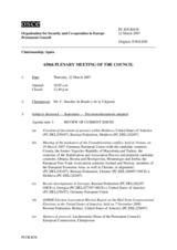 Journal of the 658th Plenary Meeting of the Permanent Council