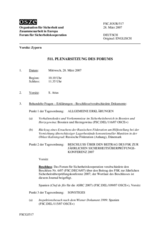 Journal of the 511th Plenary Meeting of the Forum for Security Co-operation (de)