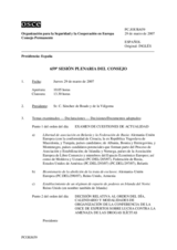 Journal of the 659th Plenary Meeting of the Permanent Council (es)