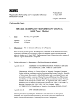 Journal of the 660th Plenary Meeting of the Permanent Council