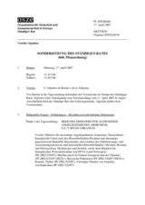 Journal of the 660th Plenary Meeting of the Permanent Council (de)