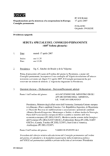 Journal of the 660th Plenary Meeting of the Permanent Council (it)