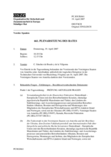 Journal of the 661st Plenary Meeting of the Permanent Council (de)