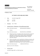 Journal of the 513th Plenary Meeting of the Forum for Security Co-operation (it)