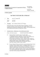 Journal of the 666th Meeting of the Permanent Council (it)