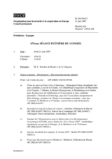 Journal of the 671st Meeting of the Permanent Council (fr)