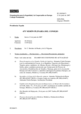 Journal of the 671st Meeting of the Permanent Council (es)