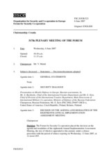 Journal of the 517th Plenary Meeting of the Forum for Security Cooperation