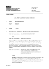 Journal of the 517th Plenary Meeting of the Forum for Security Cooperation (de)