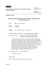 Journal of the 674th Special Meeting of the Permanent Council (es)