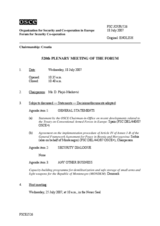 Journal of the 520th Plenary Meeting of the Forum for Security Cooperation