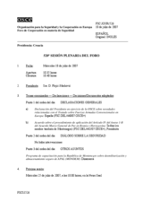 Journal of the 520th Plenary Meeting of the Forum for Security Cooperation (es)