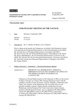 Journal of the 679th Plenary Meeting of the Permanent Council