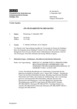 Journal of the 679th Plenary Meeting of the Permanent Council (de)