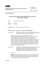 Journal of the 681th Special Plenary Meeting of the Permanent Council