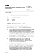 Journal of the 693rd Plenary Meeting of the Permanent Council (it)