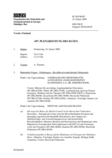 Journal of the 697th Plenary Meeting of the Permanent Council (de)