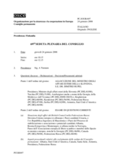 Journal of the 697th Plenary Meeting of the Permanent Council (it)