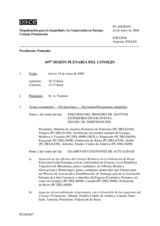 Journal of the 697th Plenary Meeting of the Permanent Council (es)