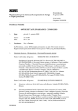 Journal of the 698th Plenary Meeting of the Permanent Council (it)