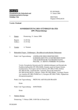 Journal of the 699th Special Plenary Meeting of the Permanent Council (de)