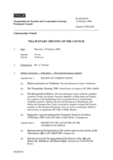 Journal of the 701st Plenary Meeting of the Permanent Council