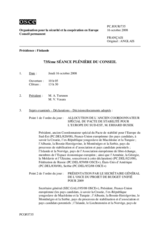 Journal of the 735th Plenary Meeting of the Permanent Council (fr)